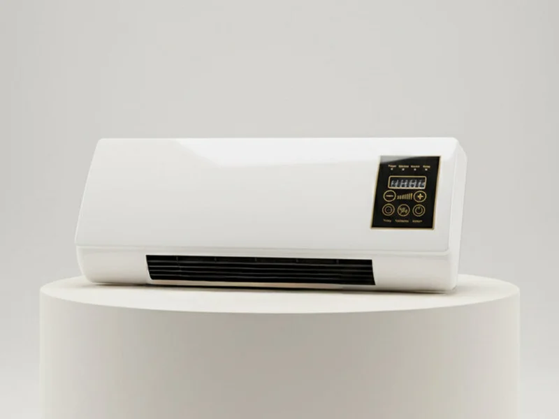 Hoseless air cooler in a living room during summer