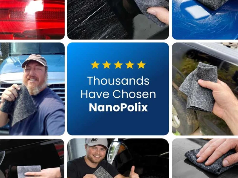 Car owner treating paint damage at home