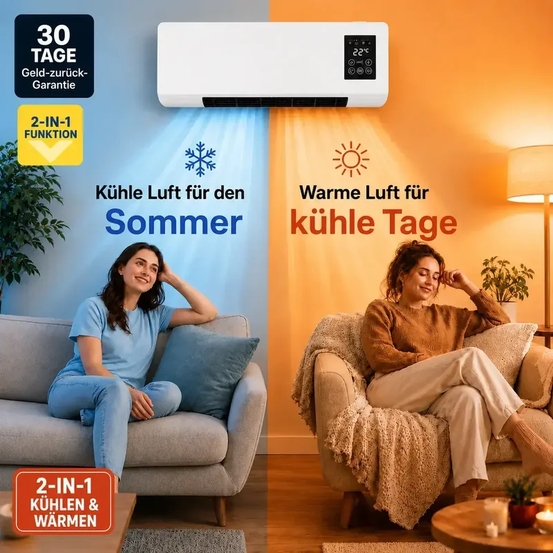 Vital Pro Breeze 2-in-1 Turmgerät in einem Wohnzimmer