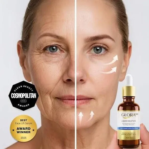 GloraMD serum bottle