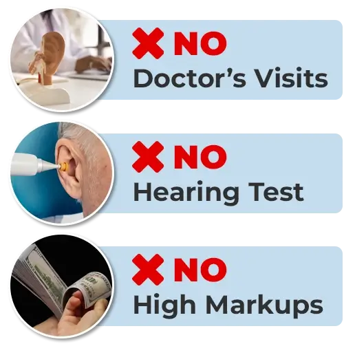 No appointments or prescriptions required