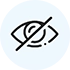 Nearly invisible hearing aid icon