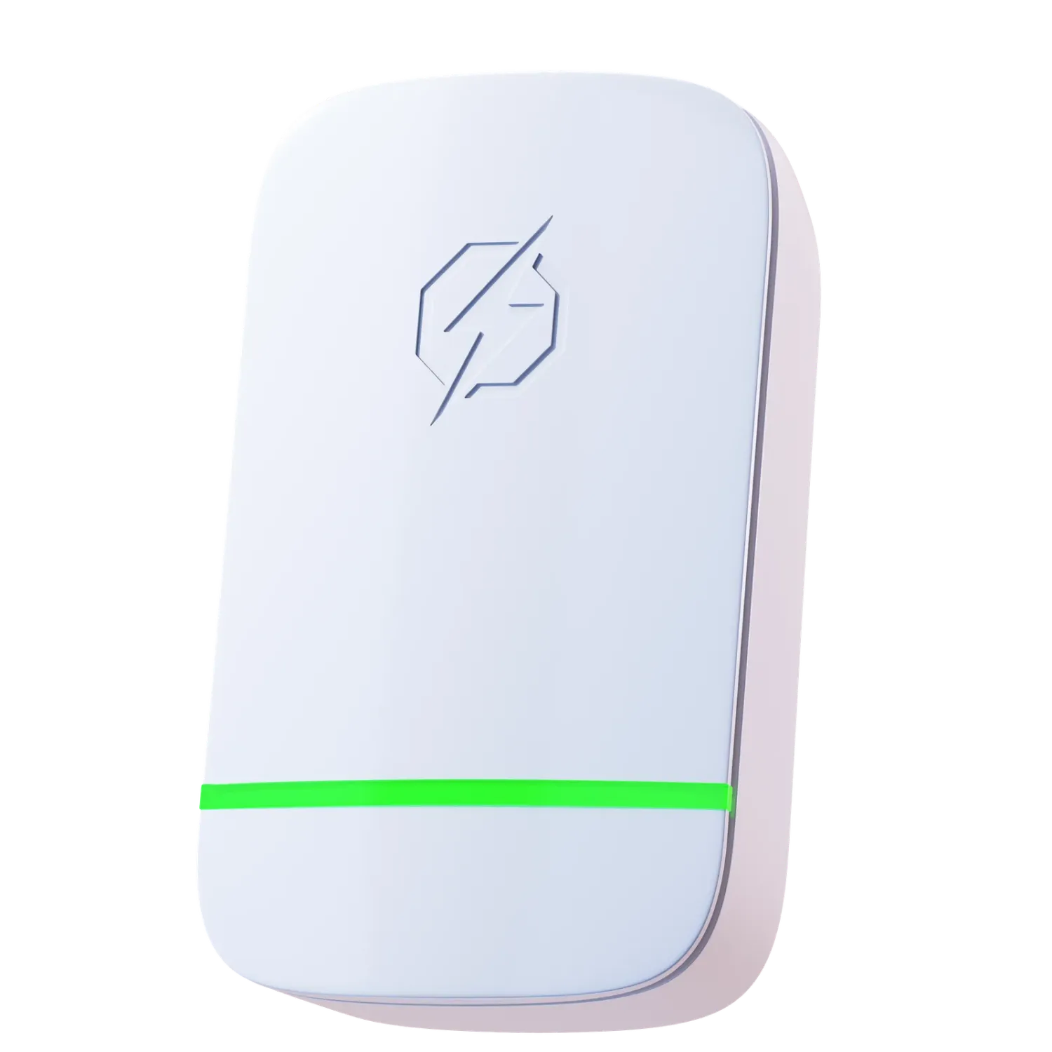 StopWatt plug-in energy saver device with green status light next to its retail box